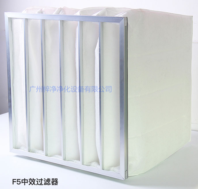 F5級袋式中效過濾器主要用于商業大樓、劇院、車站。